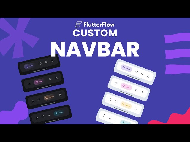 FlutterFlow – Créer une NavBar custom (UI pro, sans plugin)