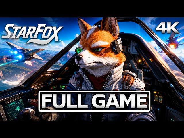 STAR FOX 64 REMAKE Full Gameplay Walkthrough /No Commentary【FULL GAME】4K60FPS UHD