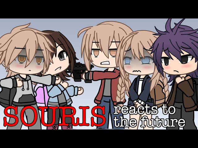 Souris reacts to the FUTURE || Souris on Webtoon // Andy X October // Gacha reaction video