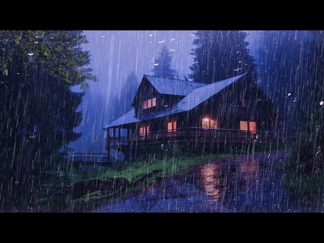 Perfect Rain Sounds for Sleeping | Relaxing Rainstorm for Deep Sleep, Study & Relax