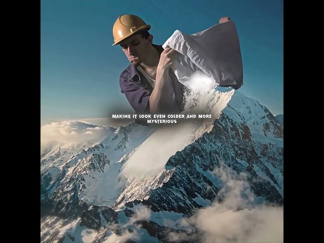 Every day, this giant sprinkles snow on the highest mountain in the world. #movie #film#shorts