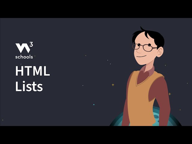 HTML - Lists - W3Schools.com