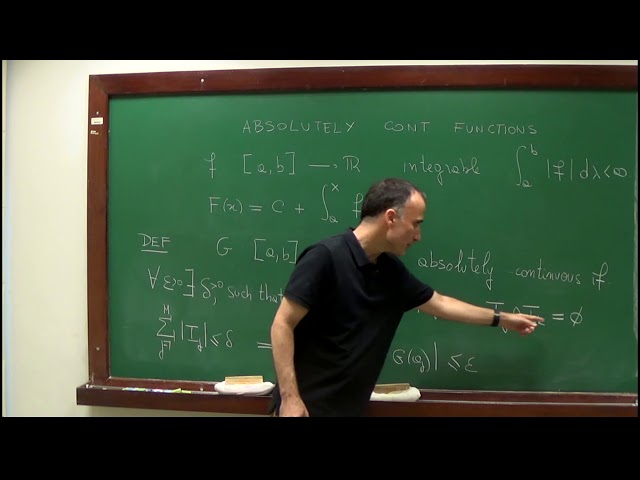 Lecture 30: Absolutely continuous functions