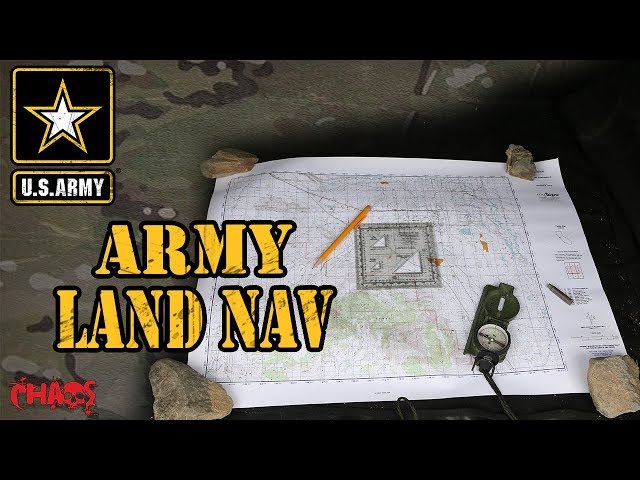How to do land nav in the Army