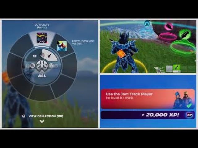 Easily Use the Jam Track Player - Fortnite Weekly Quest