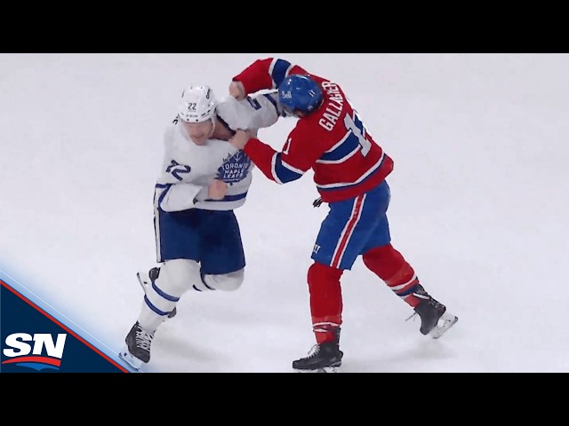Brendan Gallagher And Jake McCabe Drop The Gloves After Hard Hit On Easton Cowan