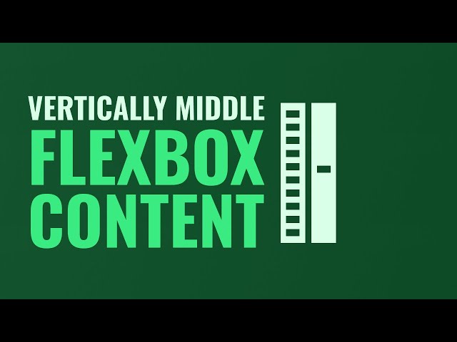 Center Middle Content of Column in Stretched Flexbox | 100% Columns Height