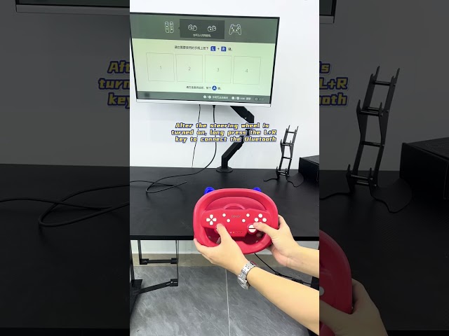 Get a special gaming steering wheel for your switch!