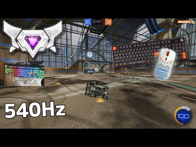 KBM ASMR 😴 Rocket League Ranked 🏆 Satisfying 360 FPS 4K