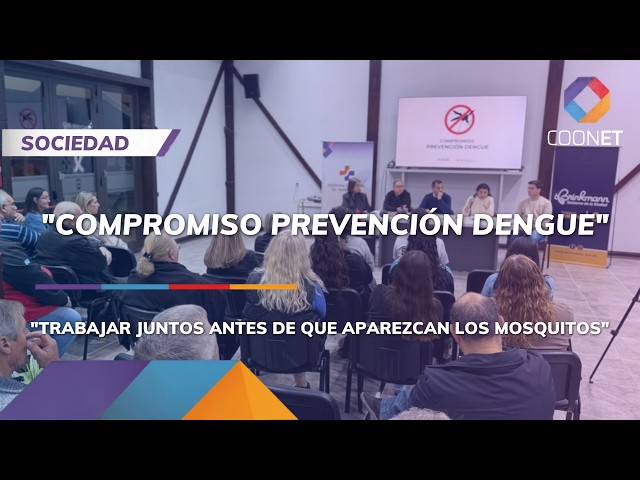 MAURICIO ACTIS LED THE SIGNING OF THE "DENGUE PREVENTION COMMITMENT" AT THE CIVIC CENTER