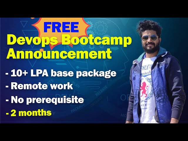 FREE 2 months DEVOPS bootcamp❤️😍 |10+ LPA BASE😊| Real tech automations😀|REGISTER|Target 7.5k subs🌟