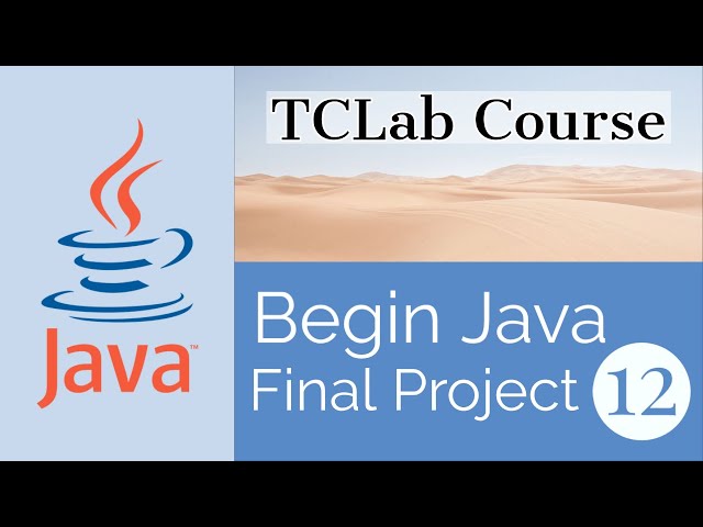 Java ☕ Final Course Project
