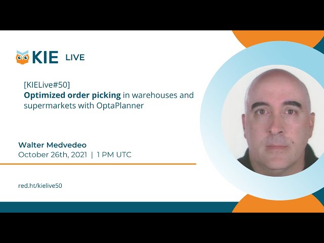 [KIELive#50] Optimized order picking in warehouses and supermarkets with OptaPlanner