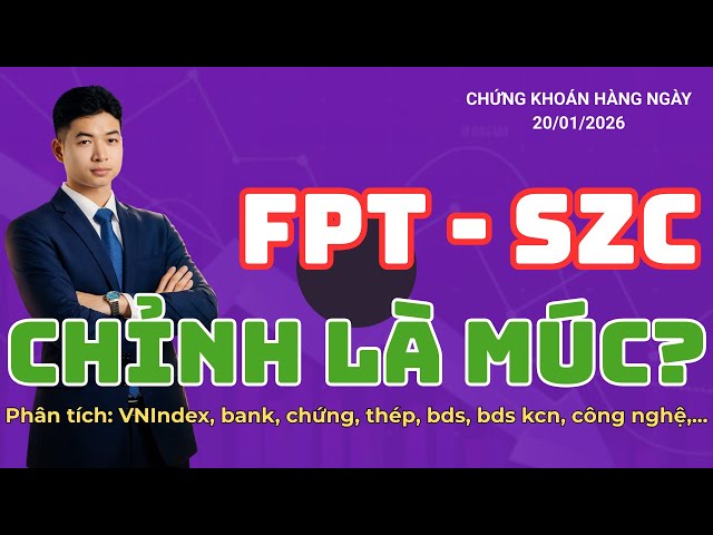Today's stock market: FPT and SZC surged but then corrected - a buying opportunity?