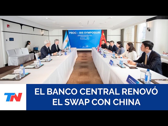 The Central Bank renewed the $20 billion swap with China and extended it to five years