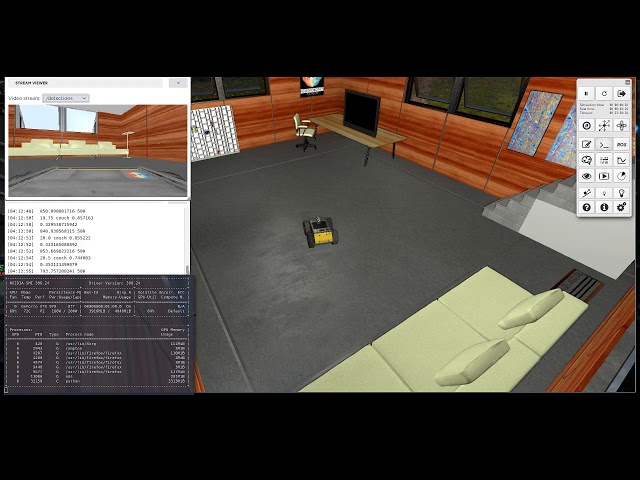 Neurorobotics Platform - Tensorflow in Docker 4x speed