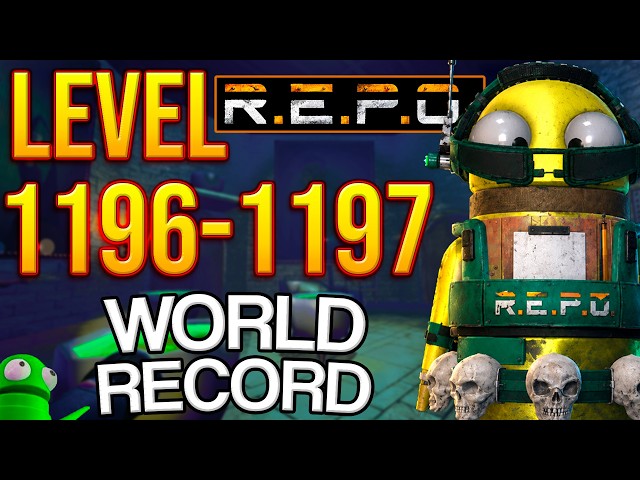 R.E.P.O. Solo World Record Level 1196-1197 | COLLECTED ALL RARE COSMETICS!💀