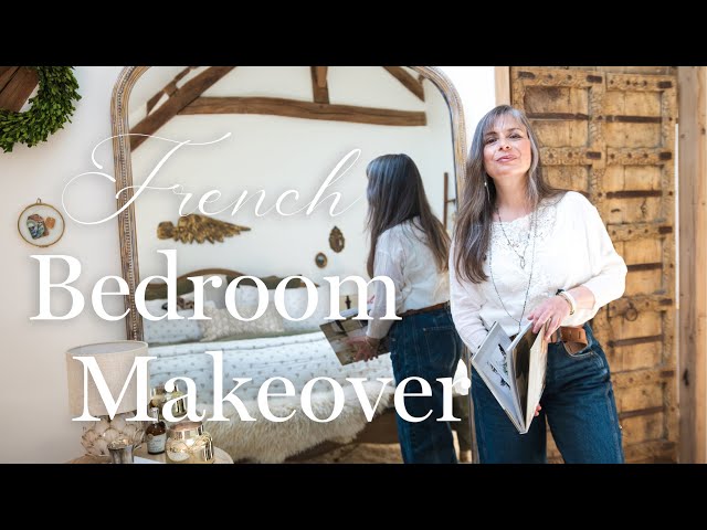 French countryside main bedroom makeover