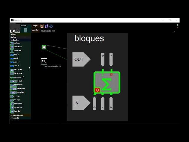 Excripting introduccion y hola mundo, programando sin código