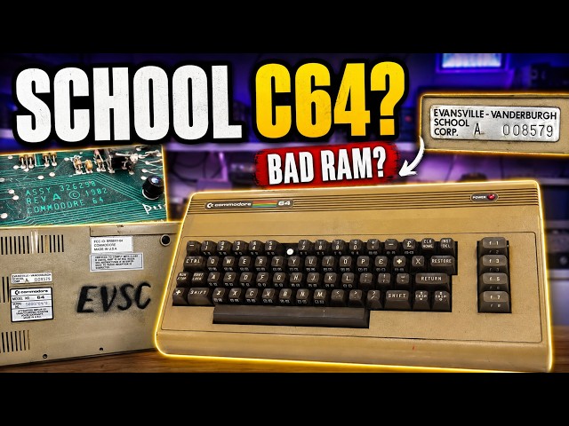 This Commodore 64 Went to School… Now It’s Dying
