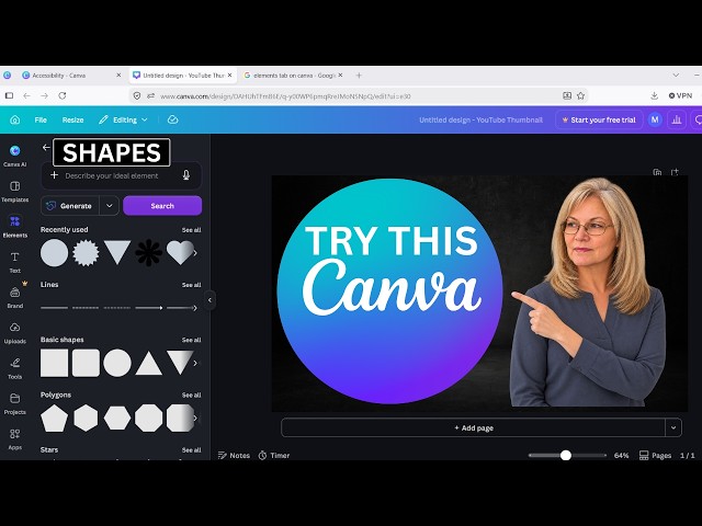 Easy Canva Elements Tutorial