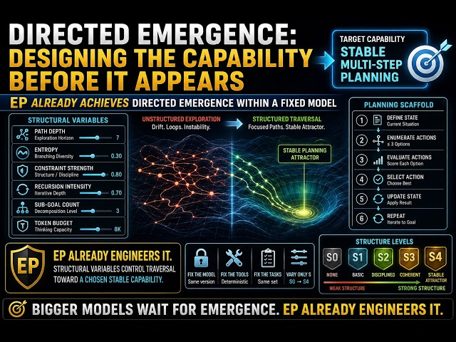 Directed Emergence: Designing the Capability Before It Appears