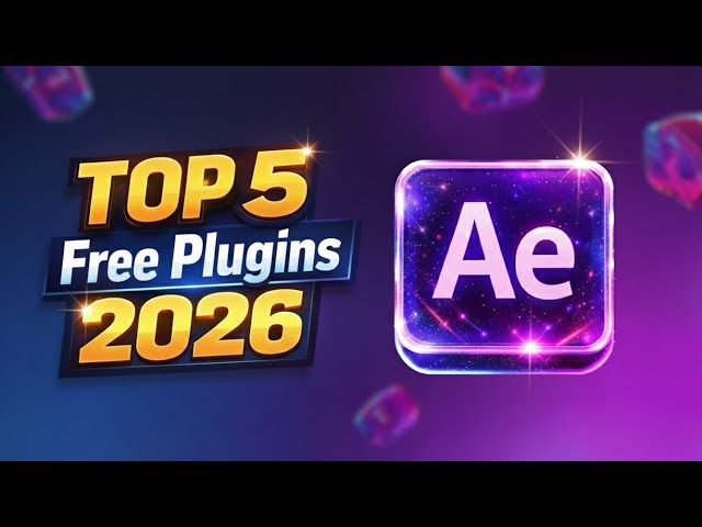 TOP 5 Free After Effects Plugins You NEED in 2026 | Motion Graphics Tutorial
