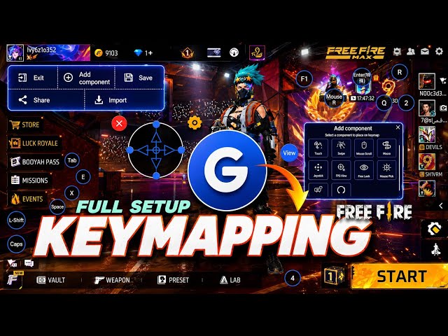 GG Mouse Pro Full Keymapping Setup In Free Fire New Update GG Mouse Pro 3
