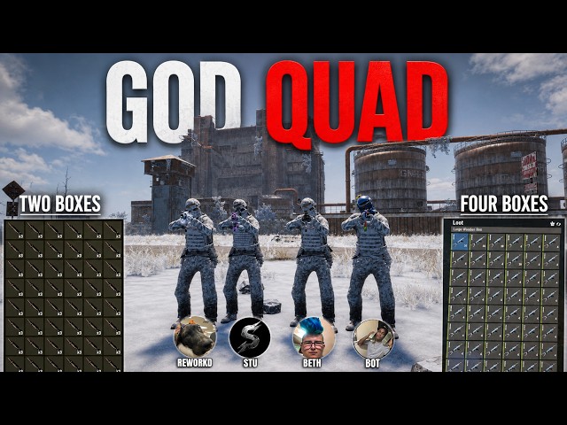 The Most Dangerous 4-Man Team to Ever Touch Rust Console - Rust Console (MOVIE)