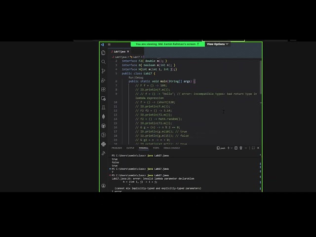 java lab 17 lambda expression