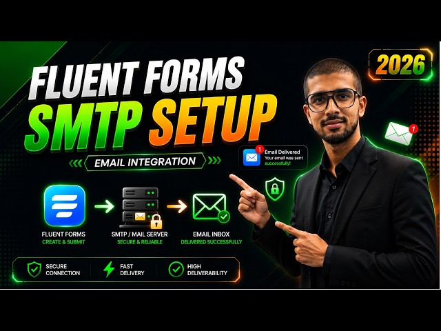 How to Create a Professional Contact Form with Fluent Forms and Configure SMTP in WordPress (2026)
