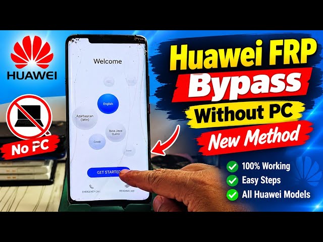 Huawei FRP Bypass Without PC | New Method 2026 | Huawei FRP Lock Solution