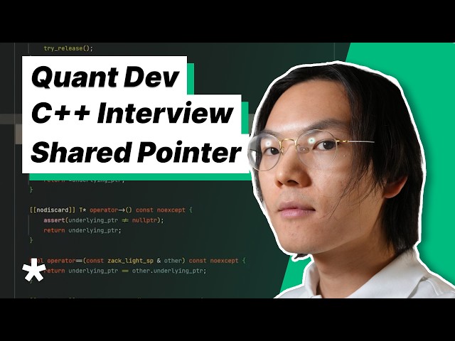 Quant Dev C++ Interview Question: Implement Shared Pointer