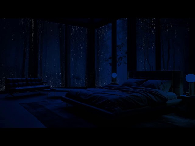 24/7 Fall Asleep Fast – Relaxing Rain Tapping on Your Window All Night 🌧️✨