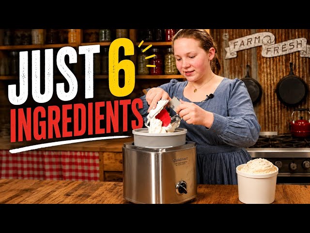 Old-Fashioned Homemade Vanilla Ice Cream Recipe