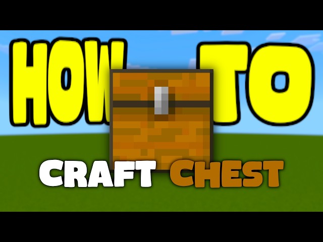 How To Craft a Chest in Minecraft (Minecraft Tutorial - Java/Bedrock Edition!)