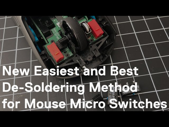 Easiest and Best Method for Desoldering Mouse Micro Switches! (found via turbobitbox)