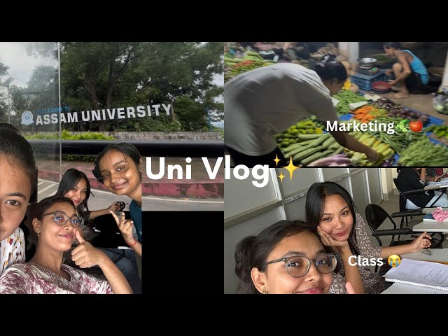 University Vlog + My Daily Routine 🌤 |ASSAM UNIVERSITY, SILCHAR 💗