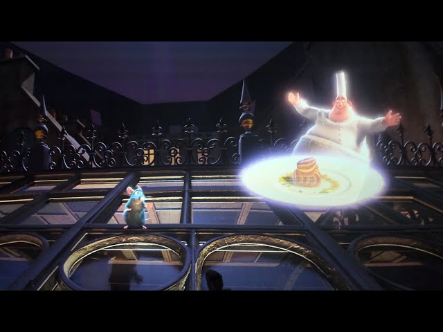 Remy's Ratatouille Adventure - Recorrido completo en primera persona | EPCOT Disney World 4K