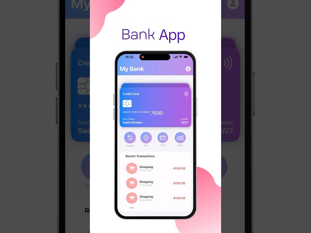 Build a Stunning Bank App UI with SwiftUI! 💳