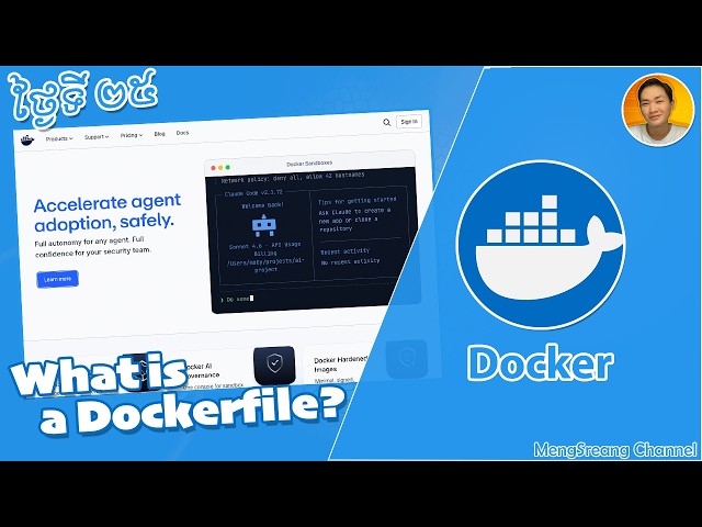 What is a Dockerfile - Docker Day 25 | MengSreang Channel
