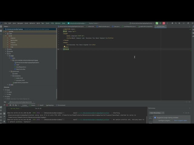 Advanced Java Programming Project