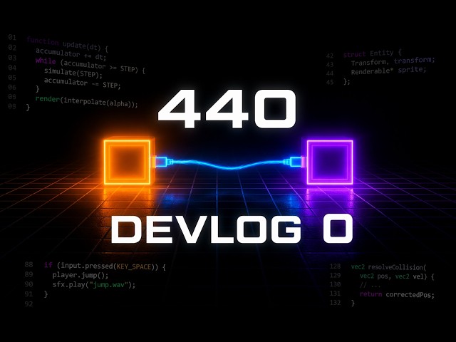 I built a factory where the product is Music | 440 Devlog 0