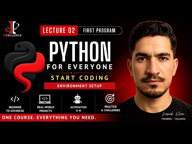 Python Complete Course (2026) | 002 - Install Python & VS Code (Step-by-Step) | Python Environment