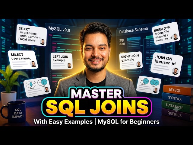 Master SQL Joins with Easy Examples | MySQL for Beginners