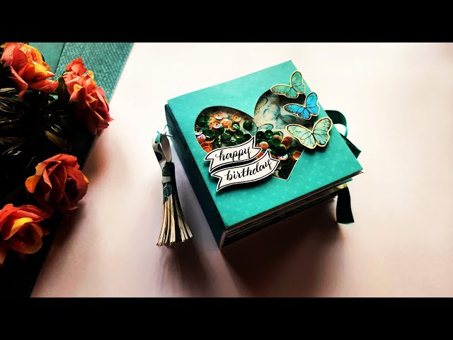 Beautiful Handmade Scrapbook for Birthday | Scrapbook for Boyfriend | Tutorial