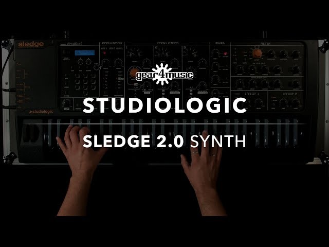 Studiologic Sledge 2.0 61 Key Synth (Sounds Only) | Gear4music Demo