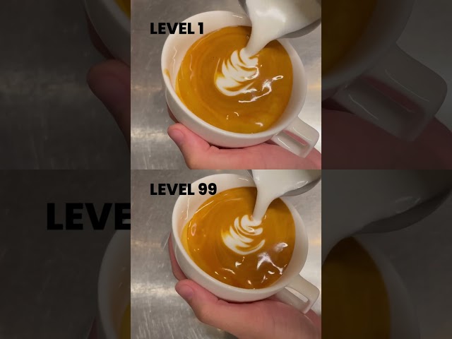 Latte Art Tutorial: Wiggle #shorts #latteart #tutorial #wiggle #tips