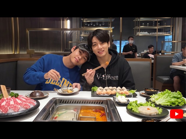 🏠Back Home! Taehyung & Jungkook Miss Romantic Korean Dinner Right After Landing!