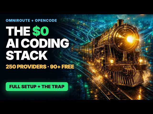 OmniRoute + OpenCode: The $0 AI Coding Stack (Full Setup + The Trap That Gets Accounts BANNED)